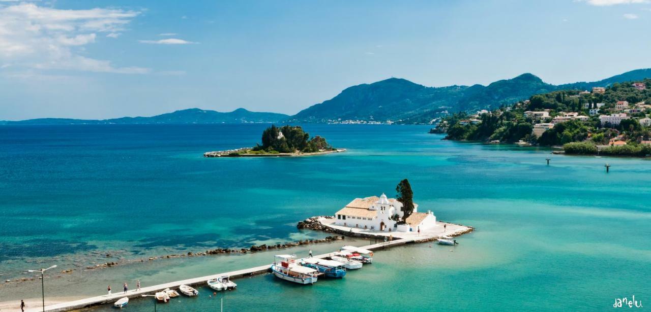 Antonela Sunshine Apartment By Corfu Escapes Perama  Eksteriør billede